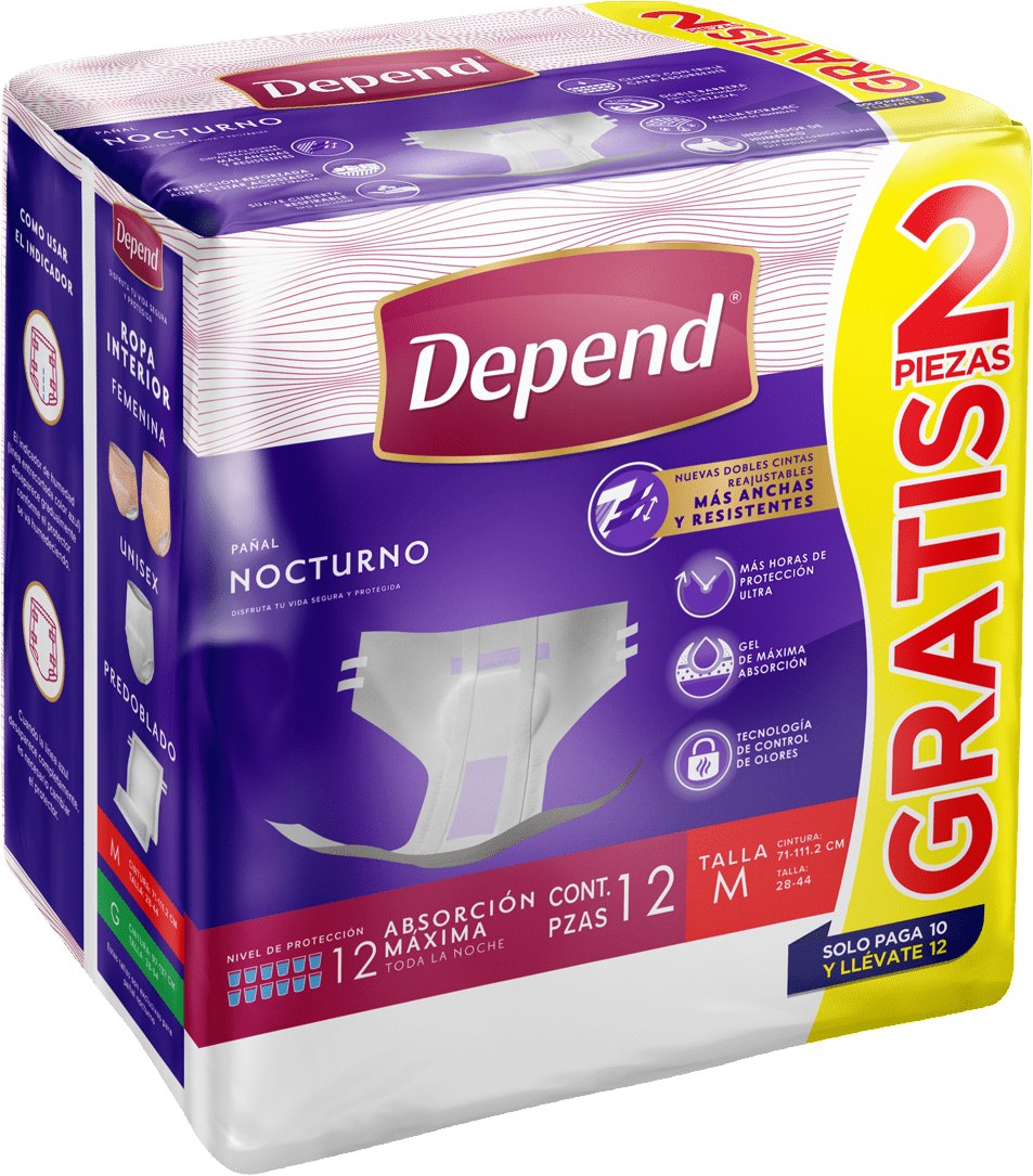 Depend Pañal Adulto Extradiscreto Normal S/M Hombre 10 uds - Atida