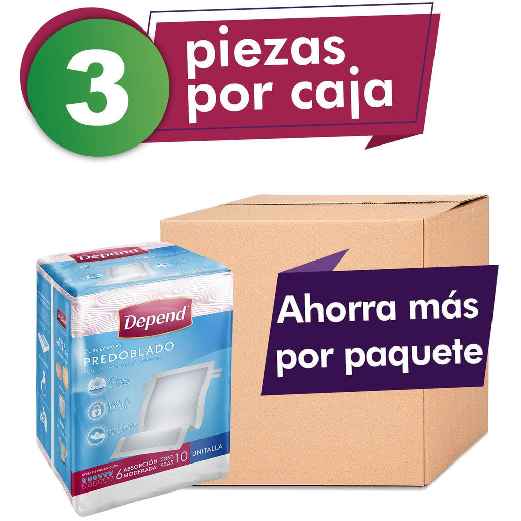Depend PREDOBLADO Caja De Depend® Predoblado 3 Paquetes