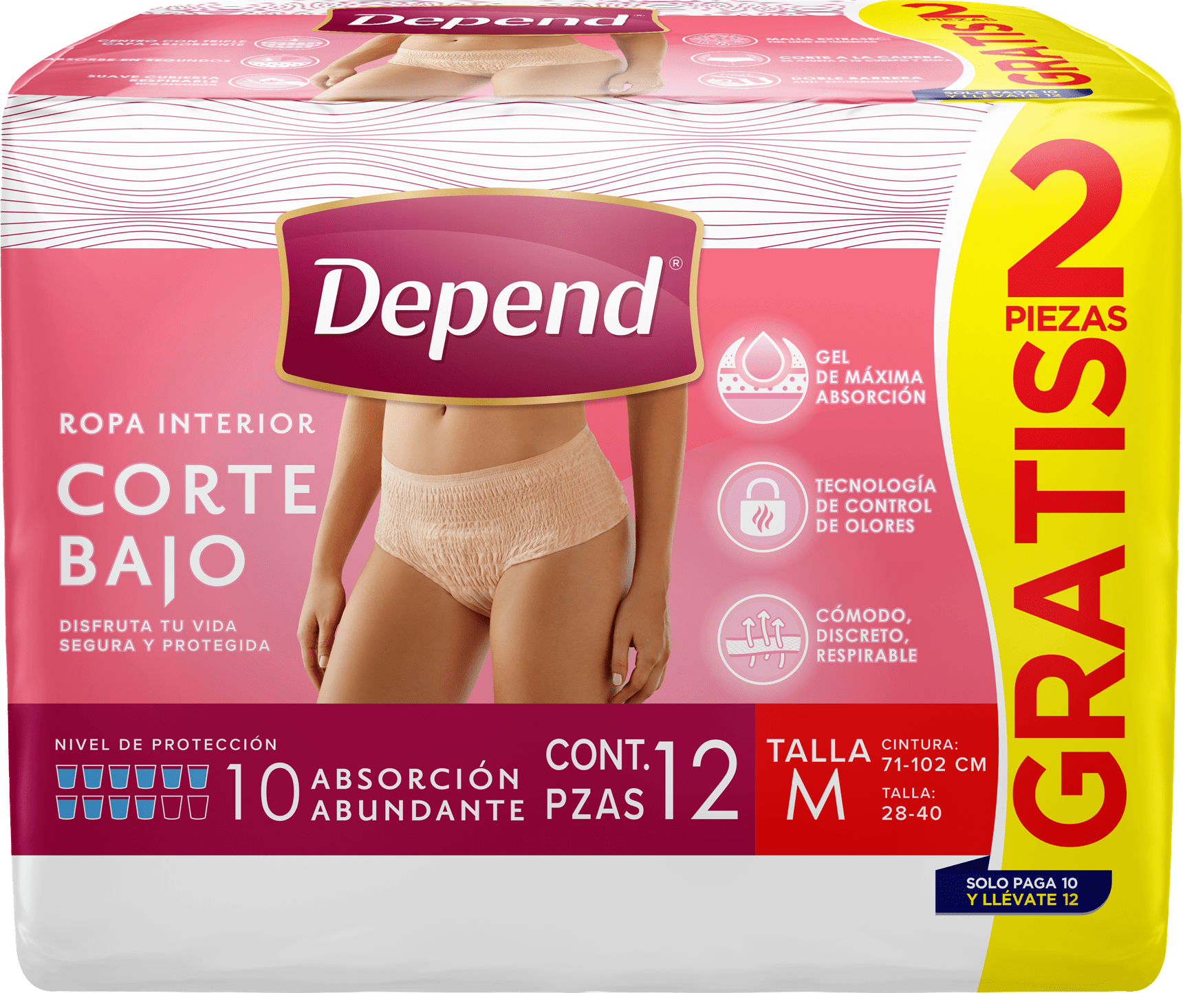 Depend Ropa Interior Corte Bajo ThumbsUp Ideas